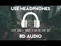 Steve Aoki - Waste It On Me feat. BTS (8D Audio)