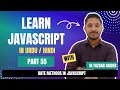 Learn Javascript Part 55 Date Methods In Javascript Yazdan Haider 2024