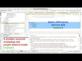 A problem occurred evaluating root project android