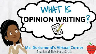 What is Opinion Writing Opinion Writing For Kids