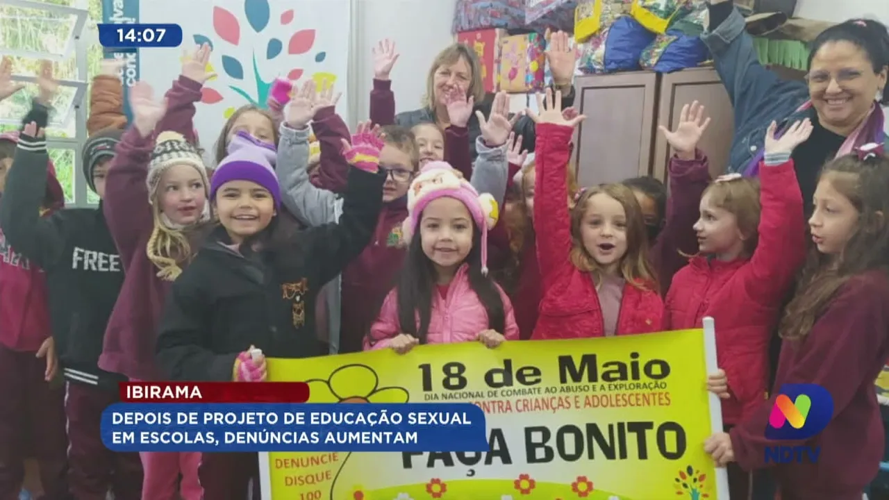 Ibirama: depois de projeto de educação sexual em escolas, denúncias aumentam