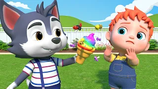 🐝 Bichinhos, Bichinhos, Vão Embora! 🐞 Bebê Caça Bichinhos! | Leo Português Músicas Infantis