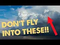 Why are cumulonimbus clouds dangerous