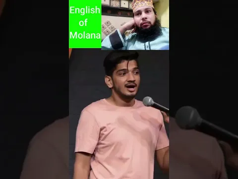Re: munawar farooqui| molana ko english nahi aati | Maulana doesn't need your certificate