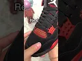 Download Lagu Spot Fake vs. Real Air Jordan 4 'Red Thunder' - Protect Your Collection ⚡🔴 #AJ4 #sneakerreviews