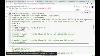 Module3 11 Python Relational Operators