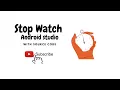 how to make stop watch in android studio with source code