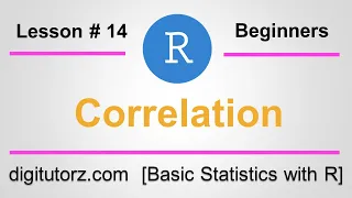 Correlation Pearson spearman Kendall in R R code for Correlation R Tutorial for Beginners