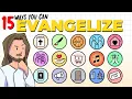 Download Lagu 15 manieren om je geloof te delen