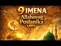 Lagu 9 IMENA ALLAHOVOG POSLANIKA, S.A.V.S.