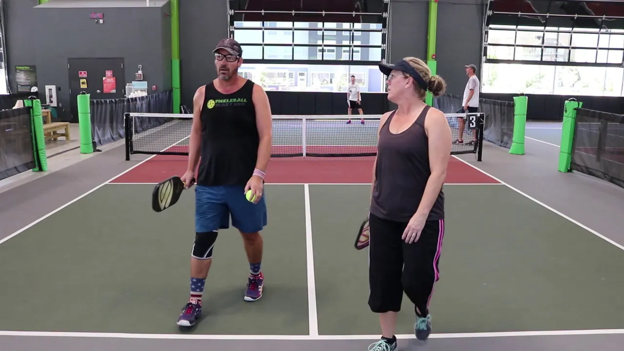 Double Erne!  Amazing Game!  Must Watch til end ... Coach David & Dr. Spot vs Vickie & Chris Heck
