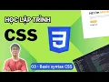 Hoc CSS - Basic syntax
