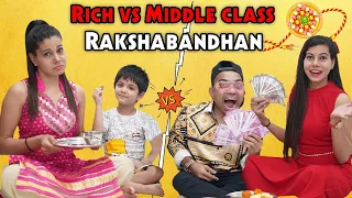 Rich vs Normal Rakshabandhan | Sanjhalika Vlog