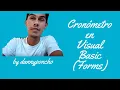 Como crear un cronometro usando Timer en Visual Basic Forms