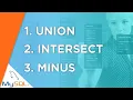 MySQL Beginner Course Chapter 9 - SET Operators