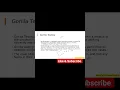 Monkey testing vs Gorilla Testing