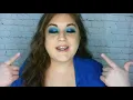Look #3: Advanced Blue Glitter (Holiday Mini Series) | Alexis Stone Palette