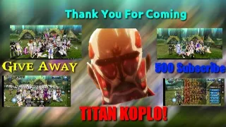 Download THANKS YOU FOR COMING | 500 SUBSCRIBE | TITAN KOPLO! MP3