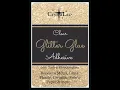 CrystaLac Glitter Glue Adhesive Application