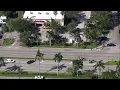RAW Fla Man Arrested For Suspicious Packages Aerial Footage Shows Suspect Vehicle