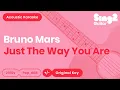 Download Lagu Bruno Mars - Just The Way You Are (Karaoke Acoustic)