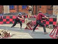 Ketchican Alaska lumberjack show
