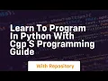 Learn to program in python with cgp s programming guide