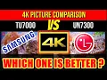 Samsung TU7000 vs LG UN7300 4K Picture Comparison