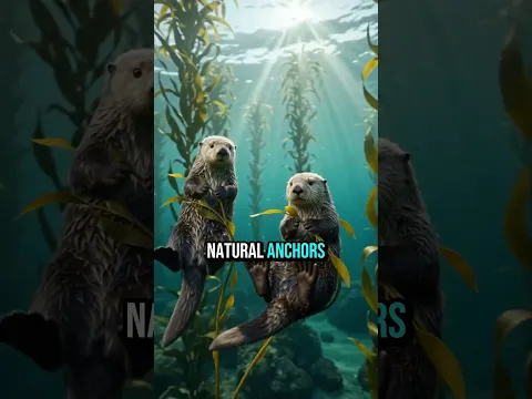 How Sea Otters Keep From Drifting Away
