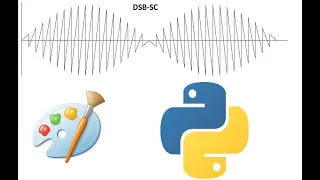 Drawing DSB-SC wave in python with Paint Simulation Python EveryDay