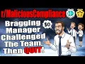 Lagu r/MaliciousCompliance - OPSCHEPENDE Manager daagde het team uit en nam vervolgens ontslag!