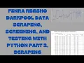 FINRA REGSHO DARKPOOL DATA SCRAPING SCREENING AND TESTING WITH PYTHON PART 2 SCRAPING