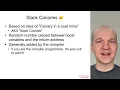 Vulns100X 05 Mitigation 01 Stack Canaries