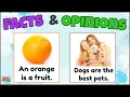 Facts and Opinions