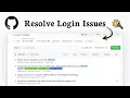 How to fix access issues on GitHub Resolve Access Errors