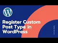 custom post type in wordpress without plugin custom post type in wordpress custom post type