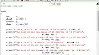 C Programming Tutorial 52 The sizeof Operator