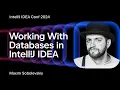 Working With Databases in IntelliJ IDEA