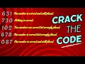 Crack the Code Number lock Puzzle A Numeric lock has a 3 digit key - Can You Crack It