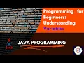 Java Programming for Beginners Understanding Variables Step-by-Step Tutorial