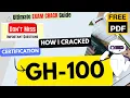 How I CRACKED GH-100 Exam in Just 6 Hours GitHub Administration Important Topics Tips PDF