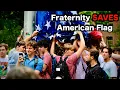 UNC Frat DEFENDS American Flag
