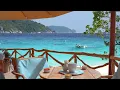 Download Lagu Seaside Cafe Ambience - Bossa Nova Music, Smooth Jazz BGM, Ocean Wave Sound for Study \u0026 Relaxation