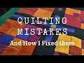 Quilting Mistakes and How I Fixed Them 2026