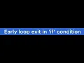 Code Analysis series in Intellij Redundant Loop iterations detection