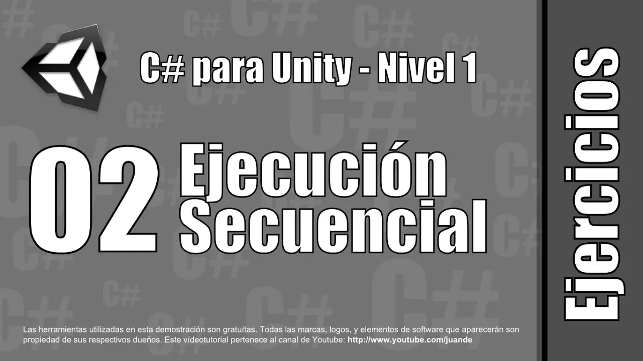 02 - Ejecucion secuencial - Ejercicios del curso en español de C# para Unity - Nivel 1
