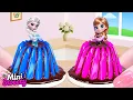 Download Lagu Pastel de Princesa Rosa y Azul 💕 Cómo Hacer un Pastel Miniatura de Princesa con Buttercream 💕
