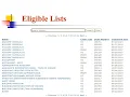 Results Eligible Lists and Specs