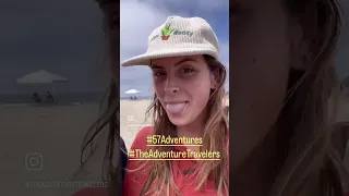 Awesome morning surfing with my daughter Kayla and training for my #57Adventurers in 57 Hours.