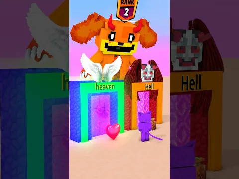 Choose The Right One : Heaven  or Hell #shorts #minecraft